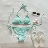 Chá de Limão Estampa TeaStar Casual Fino Cobertura para Biquíni Feminino de Verão Conjunto de Renda para Cobrir