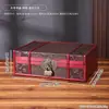 Caja de Almacenamiento de Joyería de Madera Clásica Personalizada, Caja de Almacenamiento de Escritorio Grande de Gama Alta con Cerradura, Caja para Documentos, Caja de Fotografía Vintage