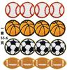 Toalha de chenille transfronteiriça bordada Futebol Basquete Beisebol Bordado Pano Adesivos Amazon Rugby Sports Patch Adesivos