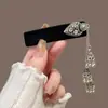 Pinza BB con borla de diamantes brillantes estilo étnico, pasador exquisito para mujer, pinza para el pelo de cristal de alta gama, elegante accesorio para el cabello, modelo nuevo
