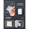 Adhesivo fuerte con hebilla de gancho estante de almacenamiento sin perforaciones parche sin costuras pegatina de pared para baño soporte transparente
