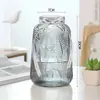 Jarrón de cristal en forma de cono, estilo ins nórdico, jarrón transparente grande y simple para bambú hidropónico, decoración de arreglo floral de escritorio y sala de estar