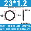 Em Estoque O-ring de NBR Diâmetro do Fio 1/1.1/1.2/1.3/1.4/1.5 Resistente a Óleo Resistente ao Desgaste O-ring de Vedação Resistente a Altas Temperaturas