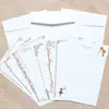 Papelaria Estilo Japonês Envelope Preto Papel de Carta Kraft Minimalista Sem Impressão Cartão Postal Artístico Carta de Amor Saco para Guardar Documentos Atacado