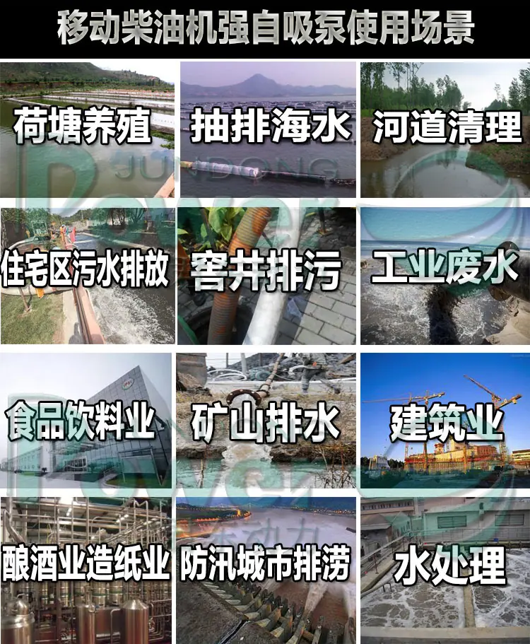 强自吸排污泵使用范围