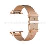 Adecuado para Apple Iwatch11 Pulsera de Metal Applewatch7654Se Hebilla de Ojal Correa de Reloj de Metal S10