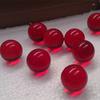 Grânulos Hongyun panela de arroz de latão ornamentos de vidro feng shui grânulos da sorte bola de cristal assada vermelha ornamentos de bola de cristal vermelho