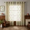 Pantalla de Ventana Opaca Hoja de Arce Estampado Completo en Dorado Nuevo Modelo Transfronterizo Negro Meteoro Cortinas Opacas Listas del Sudeste Asiático Temu Dropshipping