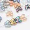Pingente Grande de Borboleta de Vidro Cristal 20mm Contas Soltas de Vidro Pingente de Vidro Acessórios de Joalheria DIY Corrente para Celular Colar