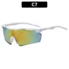 Nuevas Gafas de Sol de Moda Oversize para Exteriores Protección Solar Ciclismo Gafas de Sol Integradas Coloridas ins Xiaohongshu Para Posar