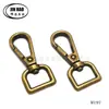 Fábrica atacado fivela de gancho liga de bronze 4 pontos fivela de cauda quadrada fivela de alça de ombro diâmetro interno 13mm bronze verde fivela de cachorro