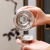 Taza de Té Fair Pétalo Mar de Té Vidrio de Borosilicato Alto Divisor de Té de Gama Alta Tetera Té Hogareño Resistente a Altas Temperaturas Juego de Té Kung Fu