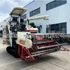 Colheitadeira Automotriz Wode Ruilong Totalmente Alimentada com 125 Cavalos de Potência, Tipo Esteira, para Trigo e Arroz, Alta Eficiência