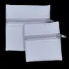 Nueva Bolsa con Cremallera para Joyería con Patrón de Lichi de PU, Bolsa de Almacenamiento para Empaque de Joyería de Collar, Bolsa con Cremallera de Cuero Simple y Elegante