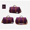 Bolsa de Fitness Deportiva Bolsa de Viaje Bolsa de Lona Oxford Gran Capacidad Bolso de Hombro Cruzado Bolsa de Almacenamiento Bolsa Portátil para Abordar