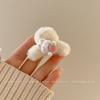 Pinza para el Cabello Grande de Peluche para Mujer 2025 Modelo Nuevo Pinza Tiburón de Gama Alta Estilo Coreano Sensación de Alto IQ Pinza Melard