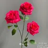 Rojo Rosado Artificiales de Boda Techo del Salón de Bodas Camino Floral Guía de Piso Arreglo Floral Decoración de Fondo Pared de Flores Artificiales