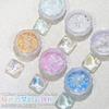 Nova fantasia nuvem brocado pó unha arte super fada aurora opala pó mágico neve veludo glitter lantejoulas unhas jóias atacado