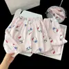 Pijama de cárdigan para niña Primavera y Otoño Algodón Nube Conjunto de manga larga para niños Niña Tallas mediana y grande Estilo otoño Ropa de casa Se puede usar al aire libre