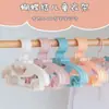 Perchas de plástico para niños, perchas para bebés para el hogar, perchas gruesas para secar, perchas para bebés con lazo