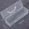 Caja de Almacenamiento para Herramientas de Caligrafía Portátil de Mano a Prueba de Polvo Caja para Pinceles Caja de Accesorios Caja de Almacenamiento Transparente para Pintura Artística