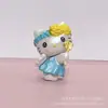 Venda quente material de adesivo de cola cremosa gatinho cabaça de açúcar bebê dragão mini pingente pingente de decoração de celular
