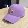 Gorra de Béisbol de Color Sólido con Bordado de Oso Lindo Estilo Coreano para Mujer, Gorra Versátil Casual de Primavera y Verano con Visera Suave que Hace que la Cara Parezca Más Pequeña, Gorra para Pareja