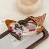 Placa de Ácido Acético Creativa Vida Marina Tiburón Tigre Pinza Pinza para Cabello Cabeza Dividida en Color Pinza para el Cabello Tiburón Niña Pinza para el Cabello Linda