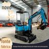 Exportação de fornecimento direto engenharia construção pequena escavadeira Pomar Farm Manor Mini pequena máquina de gancho agrícola pequena escavadeira pequena