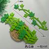 Disposición de pared de aula de jardín de infancia decoración de ambiente material de hoja de planta tema de otoño hojas de espuma hojas grandes de arce
