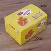 Caixa para bolo de castanha (em estoque) Caixa de papelão para crocante de castanha Caixa para bolo de castanha Caixa de embalagem para crocante de durião