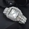 Reloj de Cuarzo Y Serie Romana de Diamantes Completos Reloj de Cuarzo Unisex Suministro Especial Transfronterizo Reloj para Hombre al por Mayor