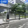 Acero Inoxidable Puerta Corredera Escuela Fábrica Puerta Eléctrica Puerta Telescópica Segmentada Sin Riel Suspensión Lineal Puerta Corredera