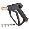 Especial de fronteira para máquina de limpeza de alta pressão lavagem de carro pistola de água 4000PSI fábrica de comércio exterior atacado núcleo de válvula totalmente em cobre pistola de água