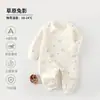 Roupas de Bebê, Algodão Classe A Sem Costura Roupas Quentes de Peça Única para Outono e Inverno com Presilhas de Algodão para Homens e Mulheres, Roupas para Bebê Recém-Nascido