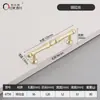 Manija de Cajón de Aleación de Zinc Estilo Francés, Manija de Puerta de Gabinete, Manija de Puerta de Armario, Herraje Minimalista de Lujo Ligero de un Solo Agujero