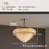 Lustre de cristal de luxo leve moderno minimalista sala de jantar sala de estar quarto luminárias Villa Nórdico pós-moderno celebridade da internet luminárias