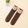 Calcetines para niños, niñas y adultos otoño e invierno algodón bebé tubo largo hasta la rodilla sin talón pierna recta calcetines al por mayor transfronterizo 5