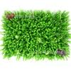 Pared de Plantas Simuladas, Decoración de Césped Artificial de Plástico Falso, Accesorios para Pared de Plantas Verdes, Césped de Eucalipto Simulado Milán Encriptado