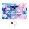Fondo de tela para temporada de graduación, decoración de ambiente de actividad escolar transfronteriza, tela colgante, pancarta de fotos de fiesta, tamaño de bandera personalizable