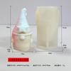 Cuatro Moldes de Silicona para Velas Aromáticas de Enanos de Papá Noel Adornos de Yeso con Pegamento Navideño Moldes de Silicona