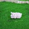 Adornos de Animales Cerdo para Micro-paisajismo Manualidades de Resina Mini Despensa Decoración del Hogar Regalo Pequeño Adornos para Pasteles