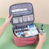 Kit de Primeiros Socorros Mini Portátil, Caixa Pequena de Remédios Médicos para Viagem ao Ar Livre, Bolsa de Remédios Bolsa de Cosméticos, Kit Médico de Emergência Doméstico