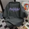 Camiseta de Manga Corta con Estampado de Letras de Marca de Moda Casual Perezoso 2026 Verano Nuevo Versátil Moda Top Vintage