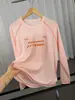 Camiseta masculina de verão nova, manga longa raglan, color block casual, gola redonda, estampa de linha inglesa, corte solto, versátil