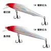 Señuelo Minnow Grande Color Plateado, Hundimiento Lento, Lanzamiento Largo, Suspendido, Flotante, Hundimiento, Señuelo Estilo Minnow para Lobina y Lubina
