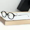 2026 Nuevo Marco de Lentes para Mujer Estilo Nerd Placa de Titanio Transfronteriza Ovalado Liso Look de Maquillaje Gafas Ópticas Keda Holiday 8340