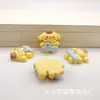 Dibujo animado Sanrio Melody Pacha Perro Patito Flotador de piscina Parche de resina Accesorios para el cabello DIY Material para Colgante de Funda de Teléfono Móvil