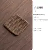 Posavasos de Tela Estilo Chino Retro Patrón de Cuadros de Algodón y Lino, Manteles para Tazas de Té, Manteles para Tetera, Manteles Aislantes de Calor para Mesa de Té del Hogar, Accesorios para Juego de Té