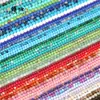 Cuentas redondas pequeñas de 2/3 mm, cristal natural, ágata, turquesa, para pulsera, collar DIY, venta al por mayor, cuentas sueltas, accesorios de joyería